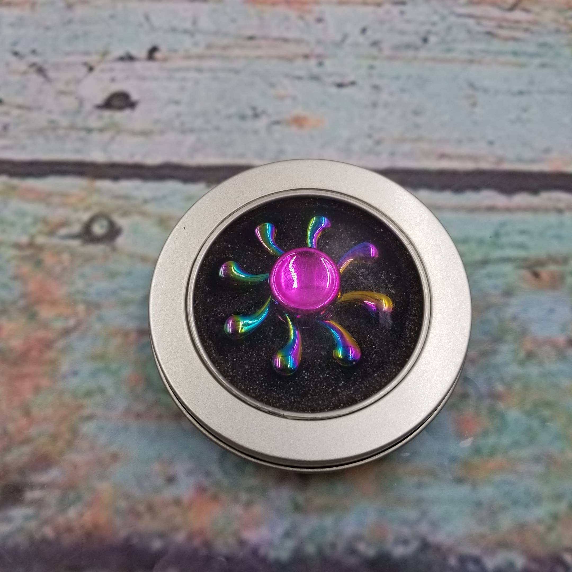 MIAS SHOP - Vente Fidget/jouet anti-stress – enfant - Jouet Anti-Stress Gyro à Bout de Doigt en Métal avec Boîte4