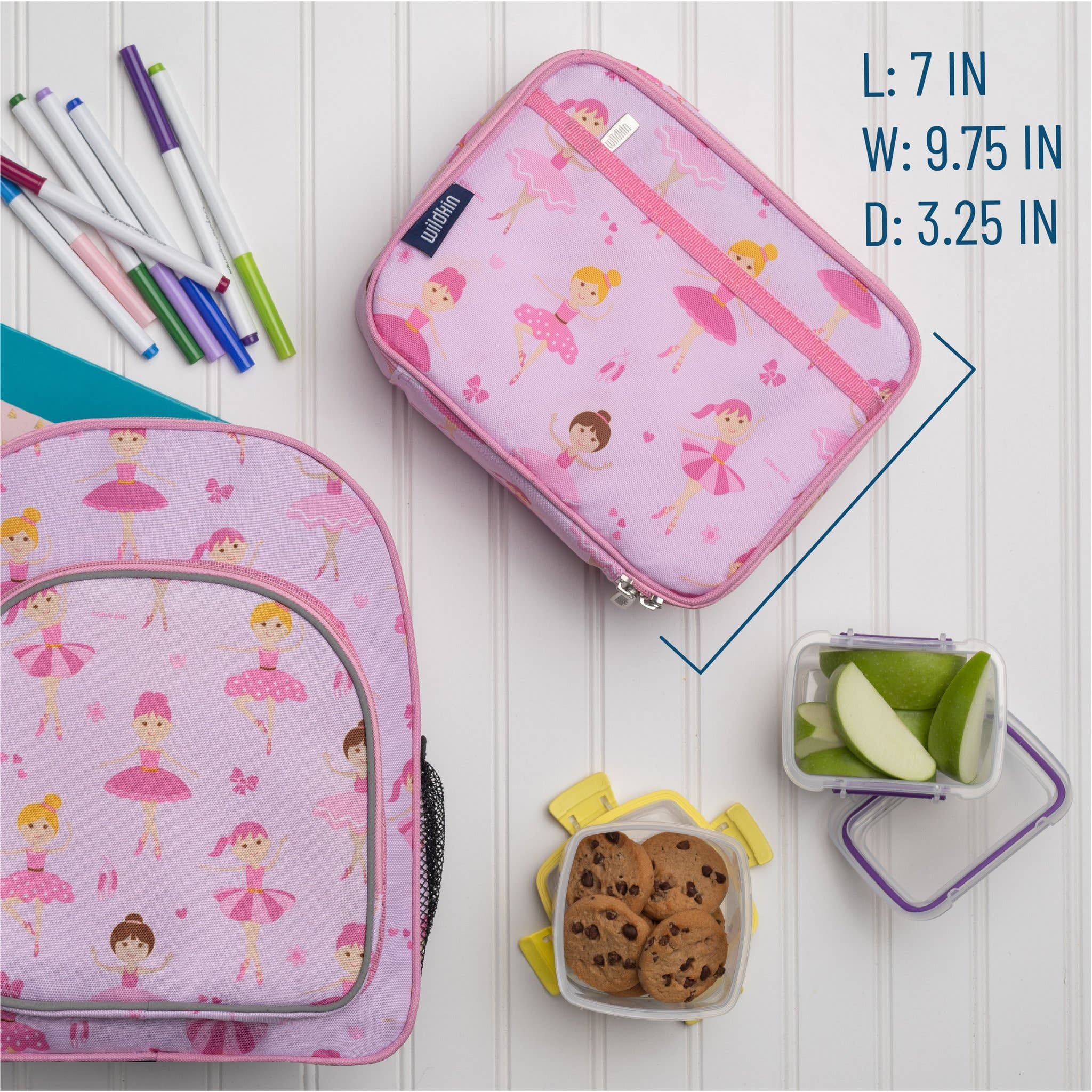 Wildkin - Vendita all'ingrosso Cestino/borsa pranzo - Bambini - Lunch box ballerina Wildkin per bambini8