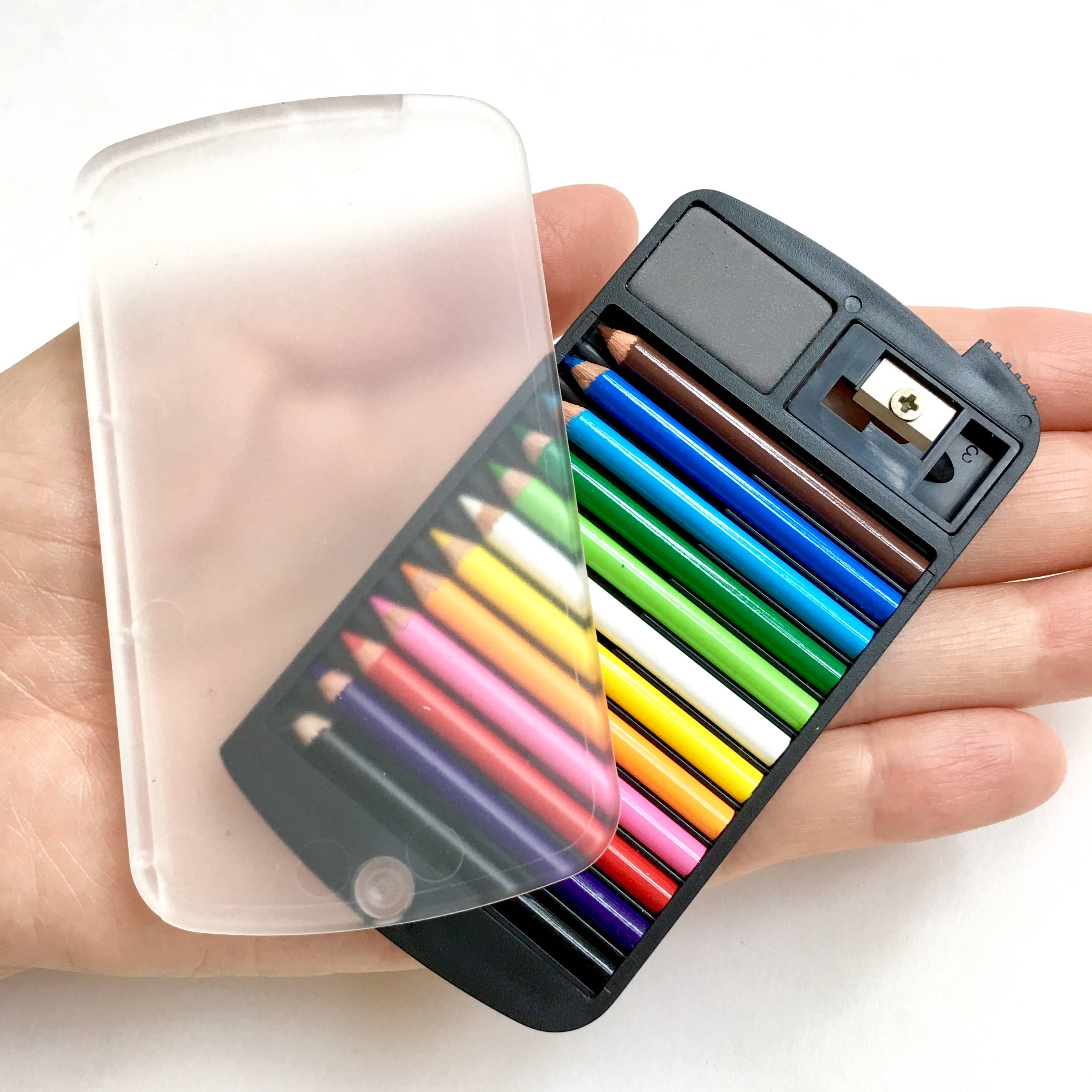 BCmini - Vente Crayons - 22134 12 mini crayons dans un étui transparent-14