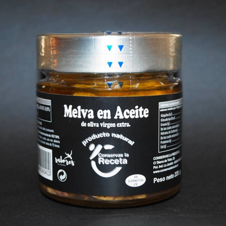 MELVA EN AOVE 220 GR para venta al por mayor de CONSERVAS LA RECETA