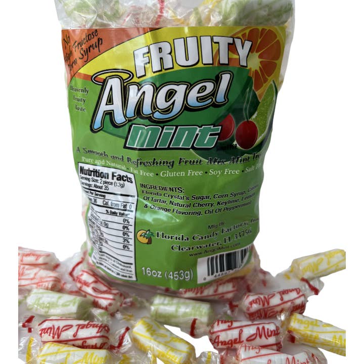 Florida Candy Factory – wholesale Mints – Angel Mint | Fruit Flavors | 16oz Bag