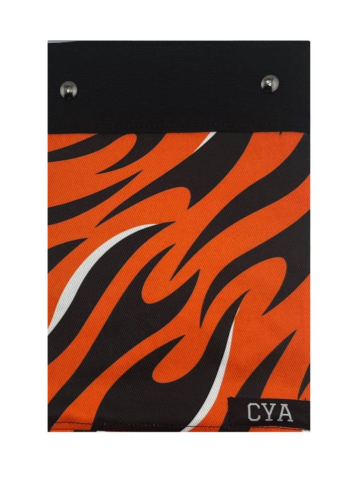 Orange & Black Stripes - Tall - Cover Only for wholesale by CYA Accessories