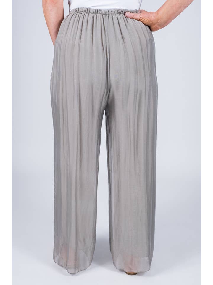 TINA Stephens Italy/Tees By Tina - Wholesale Pants - Women's - Roxy Silk Straight Leg Pant (PL212)12