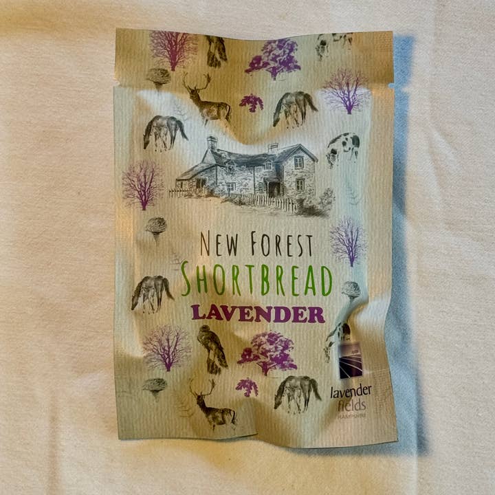 New Forest Shortbread Snack Pack - Lavender for wholesale by New Forest Shortbread