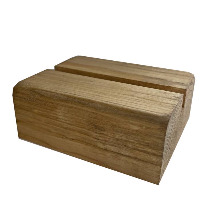 Graphically Speaking Design - Wholesale Decorative Tabletop Object - Wood Block Mini Canvas Holder1