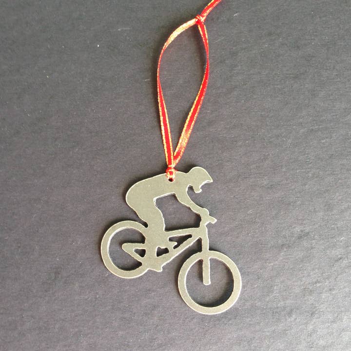 Burke Metal Work - Wholesale Ornament - Mountain Bike Ornament