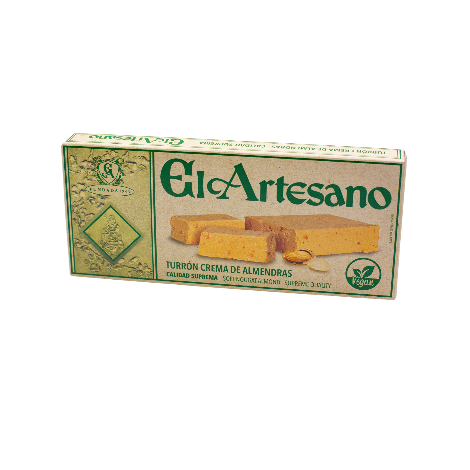 El Artesano - Wholesale Nougat - Artisan Almond Cream Nougat 150g - Suitable for Vegans-0