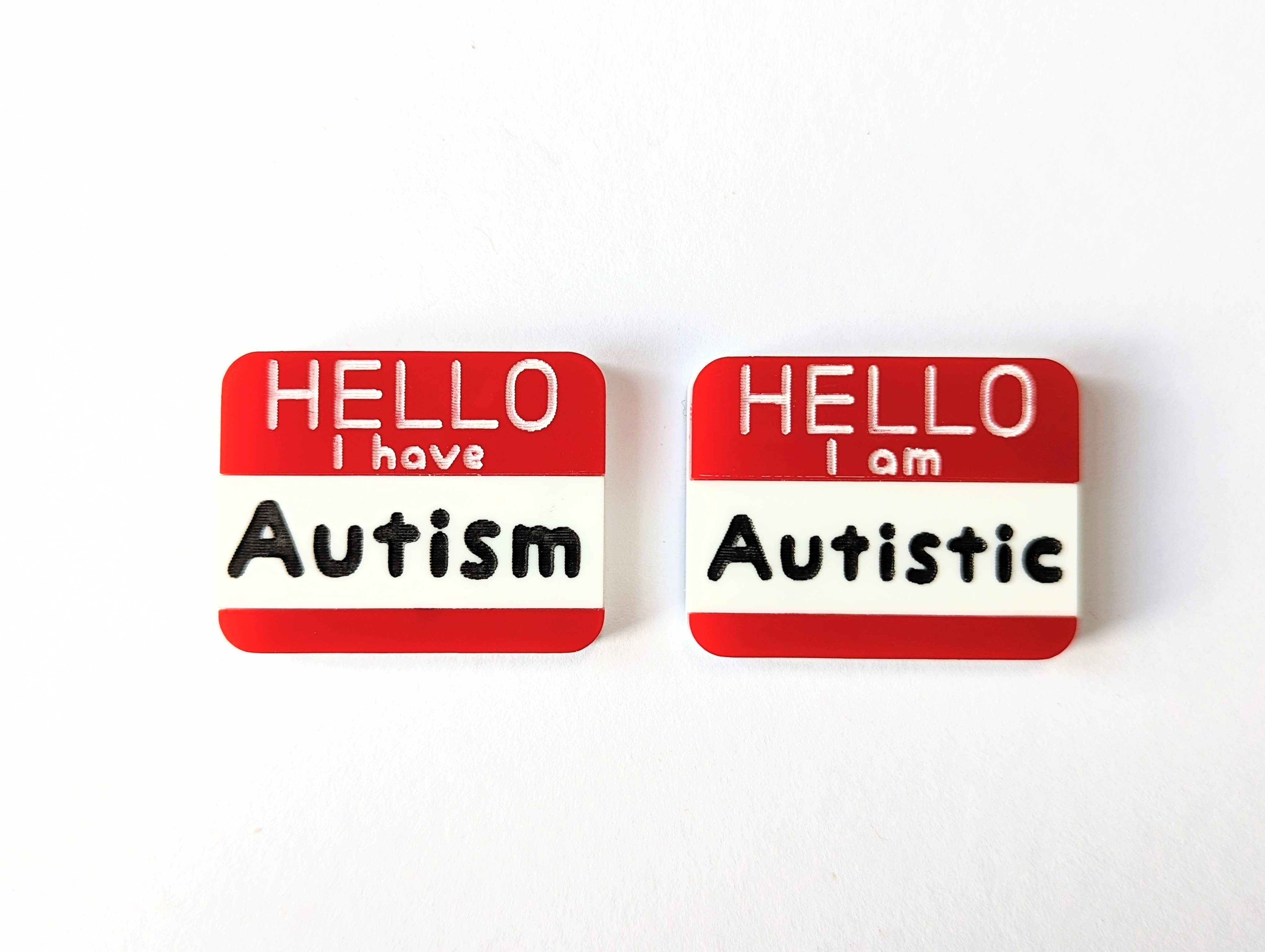 Chikai Shop – alfinete de lapela por atacado – Alfinete em acrílico Neurodivergente Personalizado1