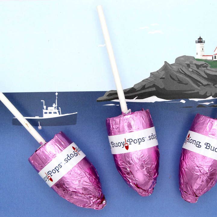 Cake Batter White Chocolate Buoy Pops with Sprinkles for wholesale by Buoy Pops