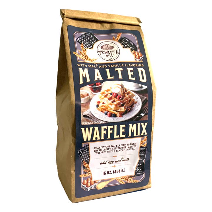 Malted Waffle Mix for wholesale by Fowler's Mill