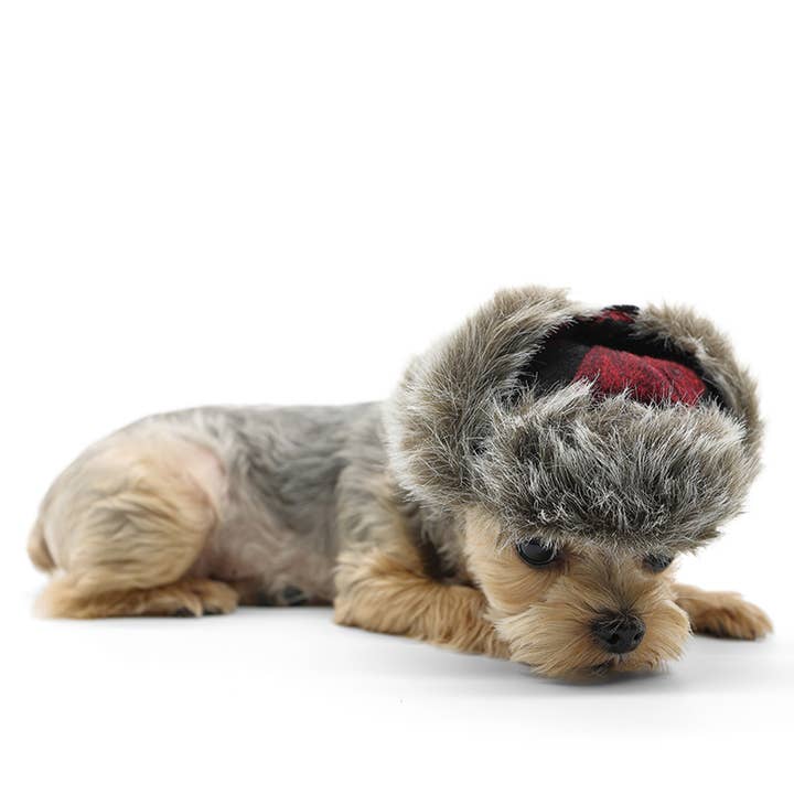 Dogo Pet - Wholesale Pet Hat - Dog - Trapper Hat Plaid1