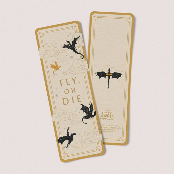 Fourth Dragon Fantasy Bookmark for wholesale by Little Willow