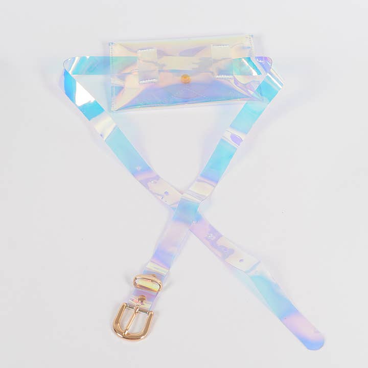 3AM BY H&D ACCESSORIES - Wholesale Belt Bag - Women's - Clear Daily Fanny Pack