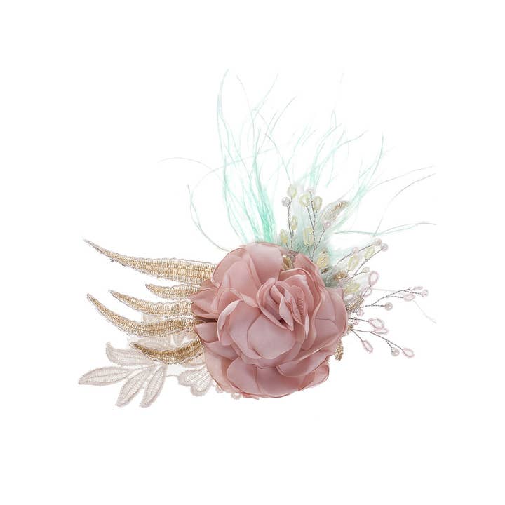 Flormoda - Vente Broches - Broche Fania rose en forme de fleur