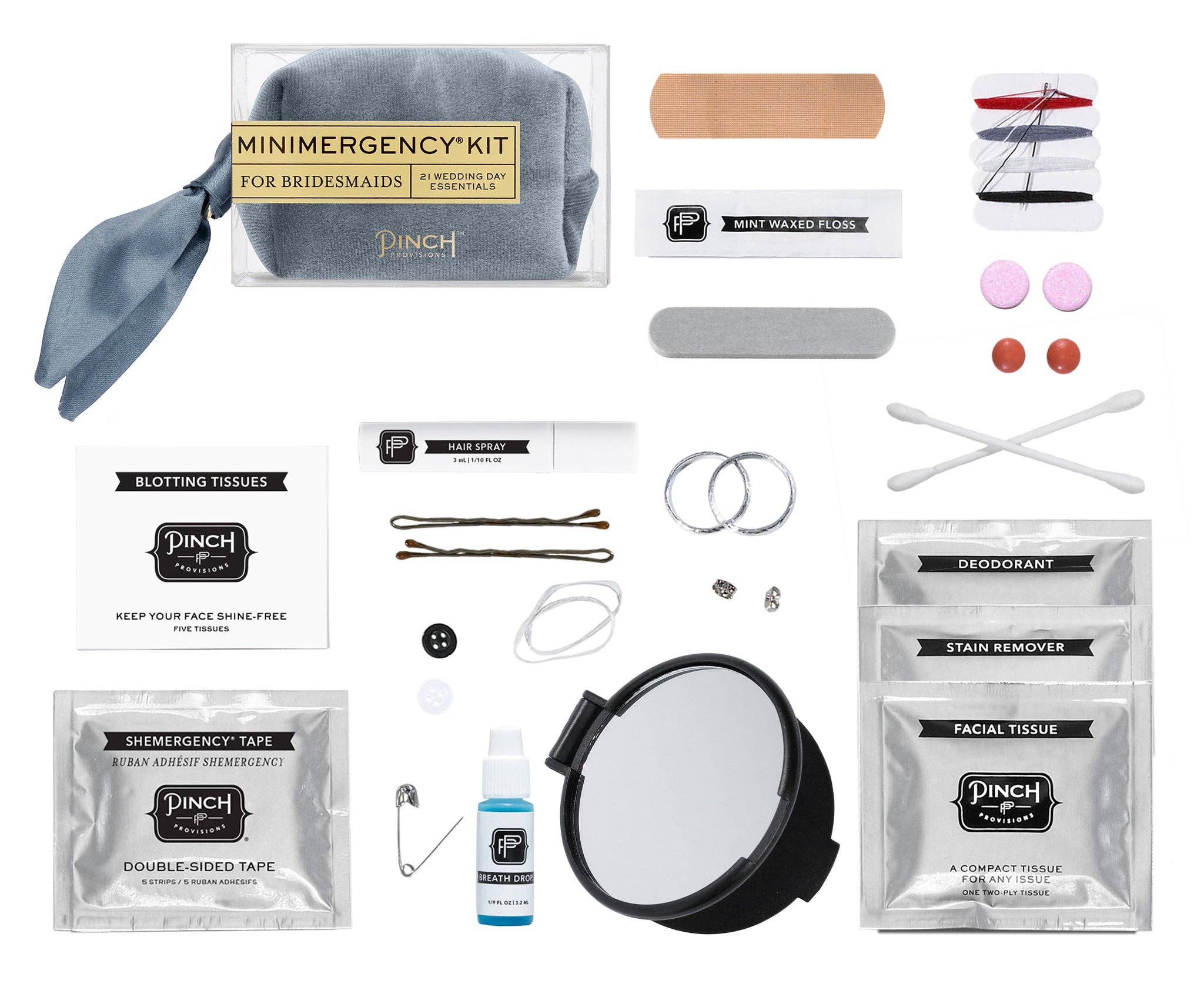 Pinch Provisions - Wholesale First Aid Kit - Velvet Minimergency Kit for Bridesmaids20