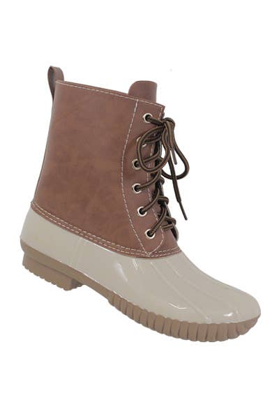 Yoki Fashion – Galochas – Mulher por atacado – Botas femininas Yoki Dylan impermeáveis em PU com cadarço9