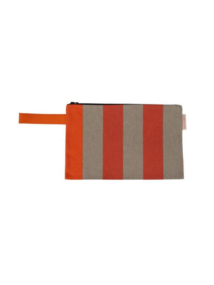 Mathilde Carthage Beige Tomette Pouch for wholesale by Les Toiles du Soleil