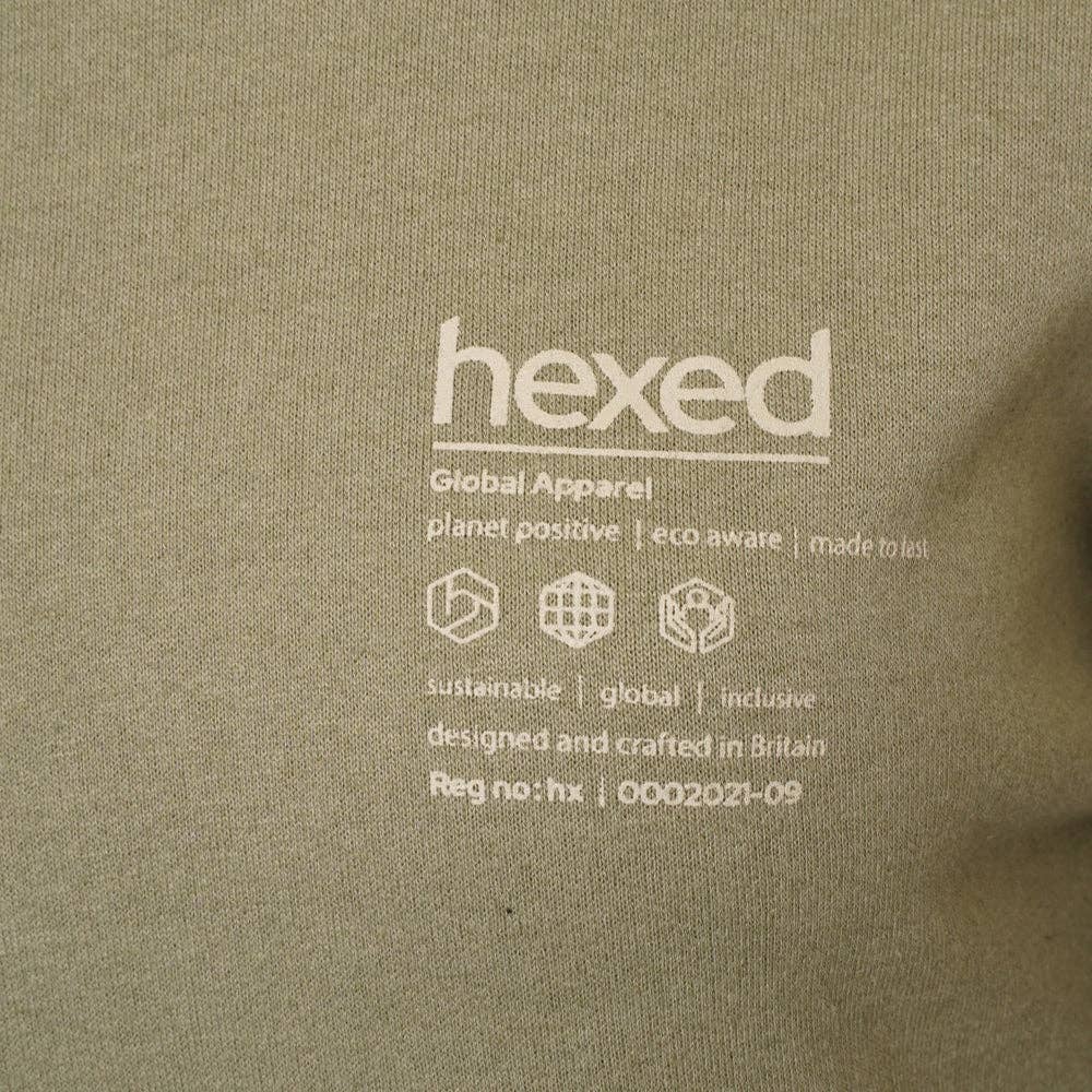 Light Khaki PLANET POSITIVE UNISEX HOODIE for wholesale on Faire1