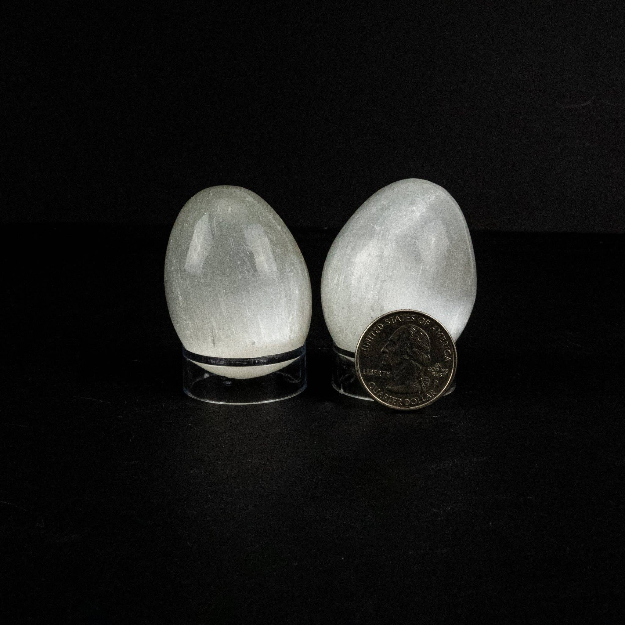 Pelham Grayson Rose - Wholesale Spiritual Stone/Crystal - *Selenite Egg |Choose a size | Morocco1