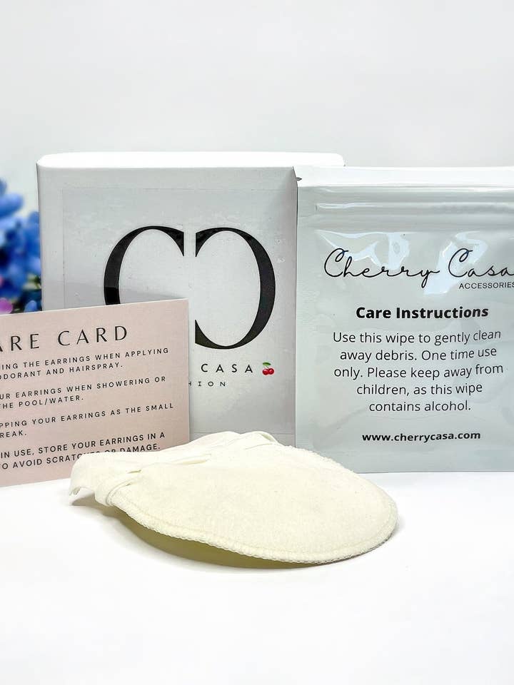 HANDCRAFTED - Royalty Polymer Clay Earring for wholesale by Cherry Casa