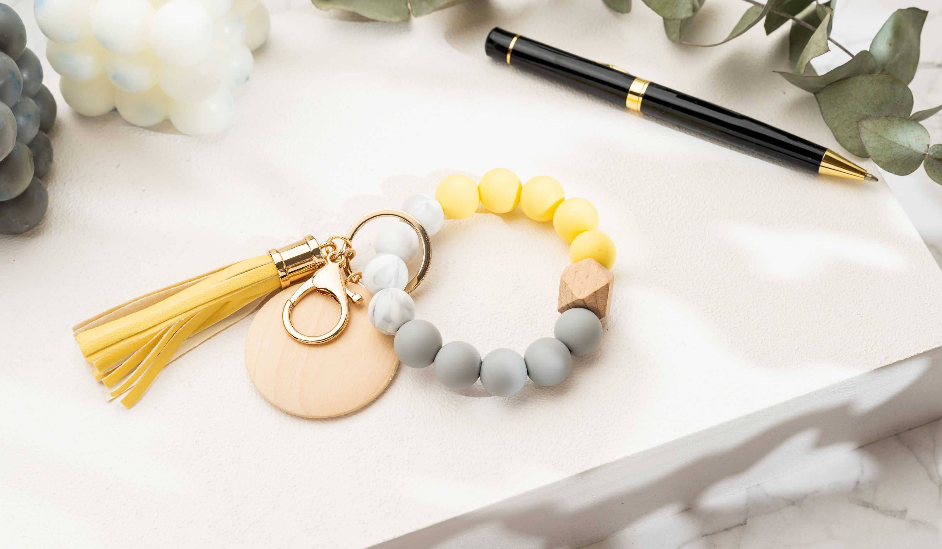 American Leather Goods - Wholesale Keychain Bracelet - Keychain With Wristlet Bangle Bracelet, Keyring Bangle8