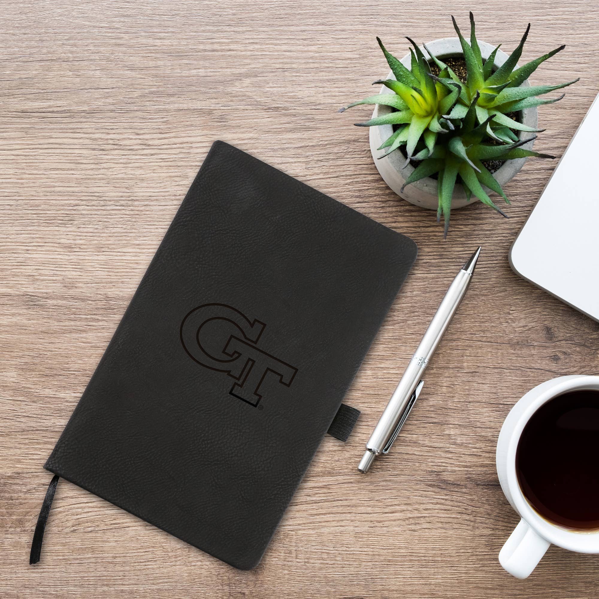 Rico Industries - Wholesale Notebook - Georgia Tech Yellow Jackets - GT Black -   Small Notepad2