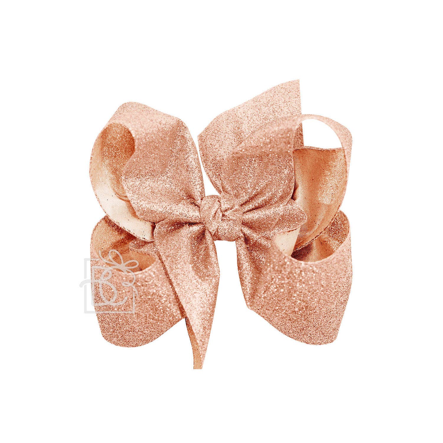 Beyond Creations, LLC - Wholesale Hair Bow - Kids - GLITTER METALLIC BOW ON CLIP53