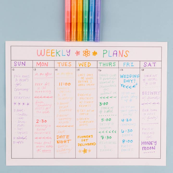 Tombow - Wholesale Marker - TwinTone Marker Set, 6-Pack Pastel6