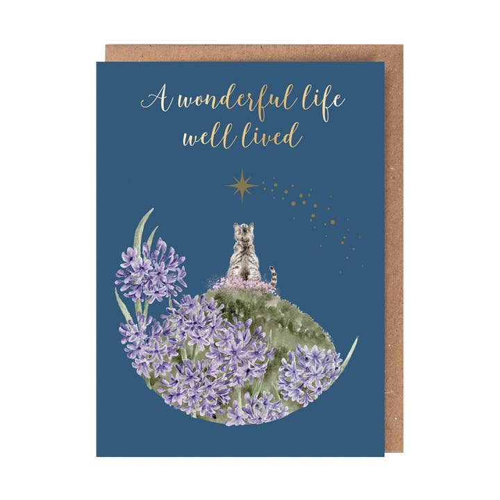 Wrendale Designs - Wholesale Sympathy Card - A Forever Friend (Gold Foiled)