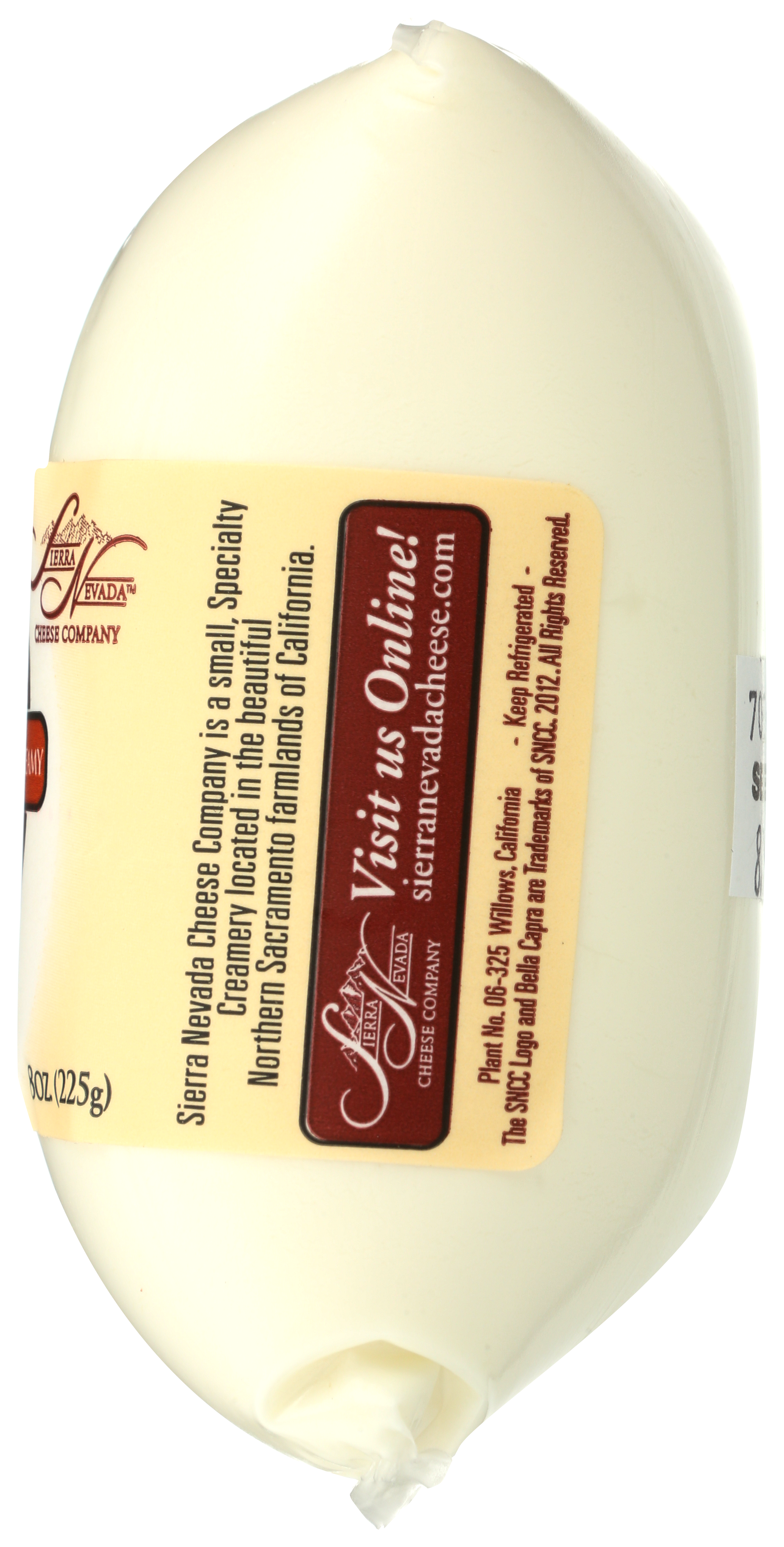 Sierra Nevada Cheese Company - Wholesale Cheese - Bella Capra Chevre Traditional 8/ 8 Oz Log7