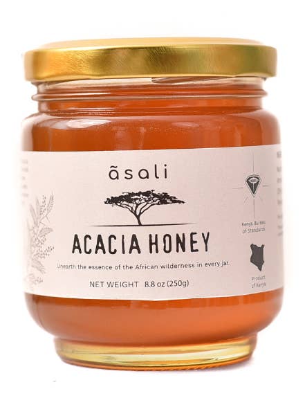 Miel d'acacia Asali 8,8 oz - Brut, authentique et 100 % naturel pour la vente par Asali Organics