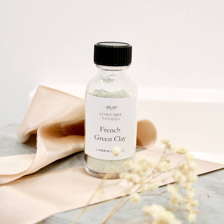 French Green Clay Face Mask for wholesale by Lemon Tree Naturals