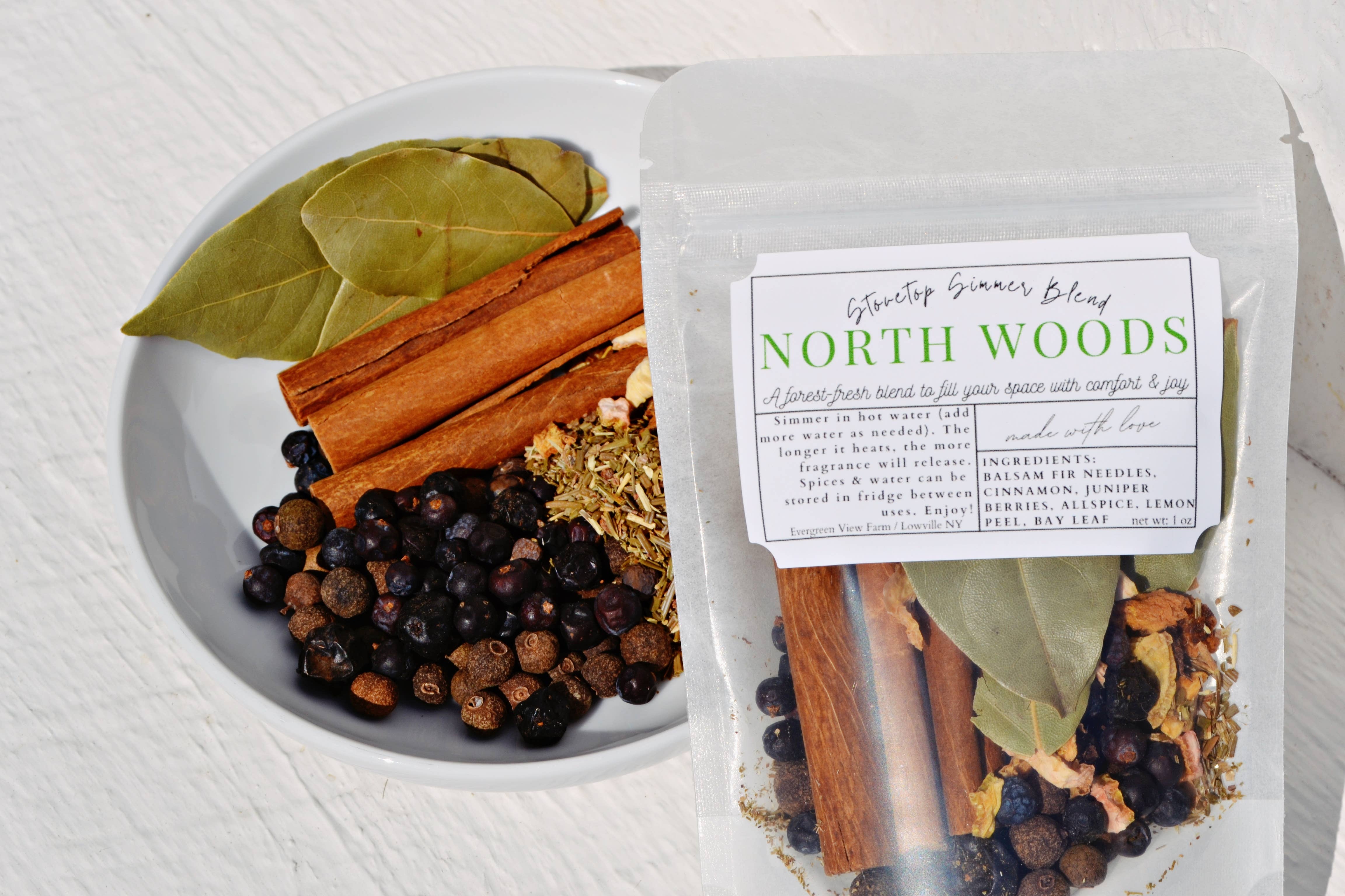 Evergreen View Farm - Wholesale Potpourri - Simmer Pot Stovetop Spice Christmas Holiday "North Woods"20