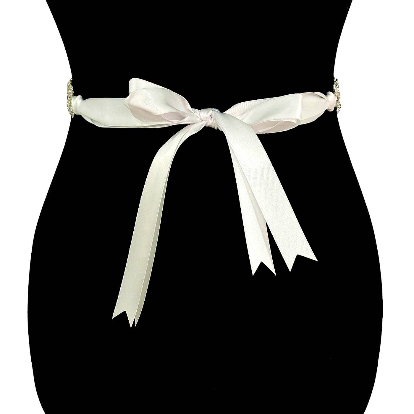 Diacly - Wholesale Belt - Unisex - Marquise Oval Cut Crystal Bridal Sash Belt3