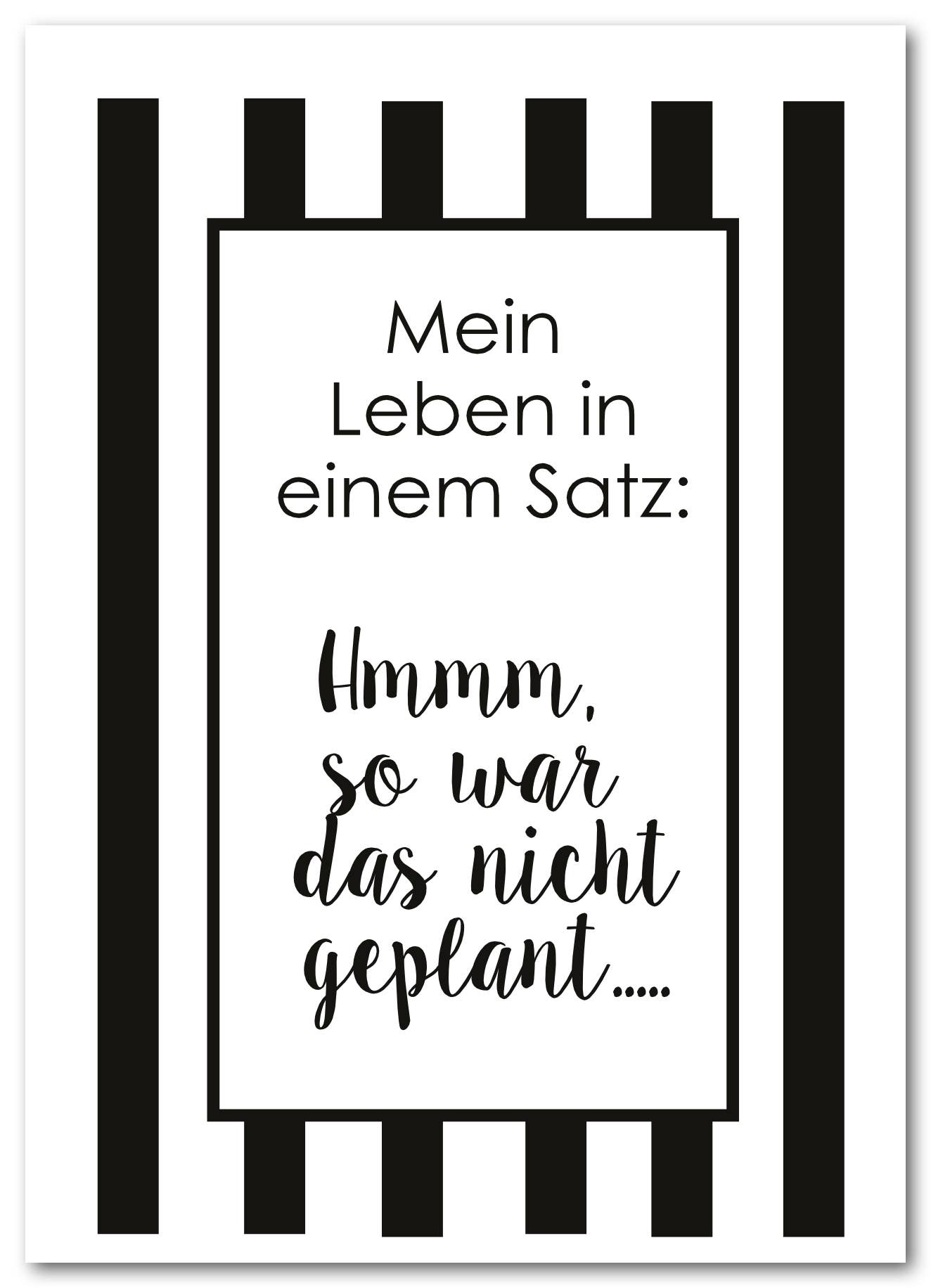 Rabenmütter Verlag UG - Wholesale Postcard - Postcard “Not planned”1