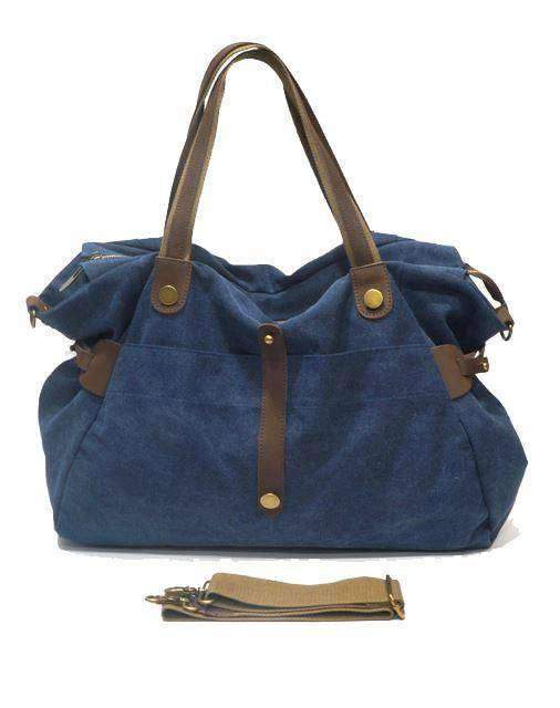 ZEDE PARIS - Wholesale Weekender Bag - Women's - SAINT-LAZARE - Weekend travel sports bag in canvas and leather21