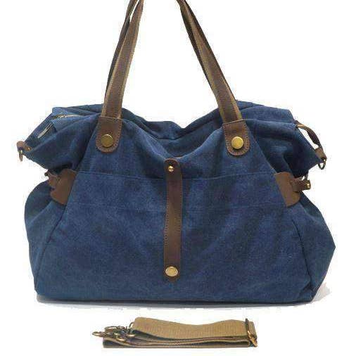ZEDE PARIS - Wholesale Weekender Bag - Women's - SAINT-LAZARE - Weekend travel sports bag in canvas and leather21