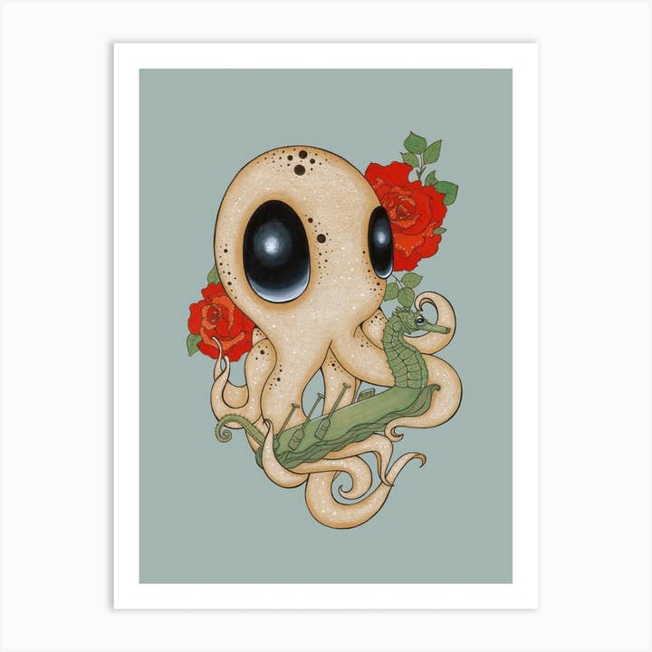 Impression artistique Caught Falling Deep pour la vente par The Art of Lea Barozzi