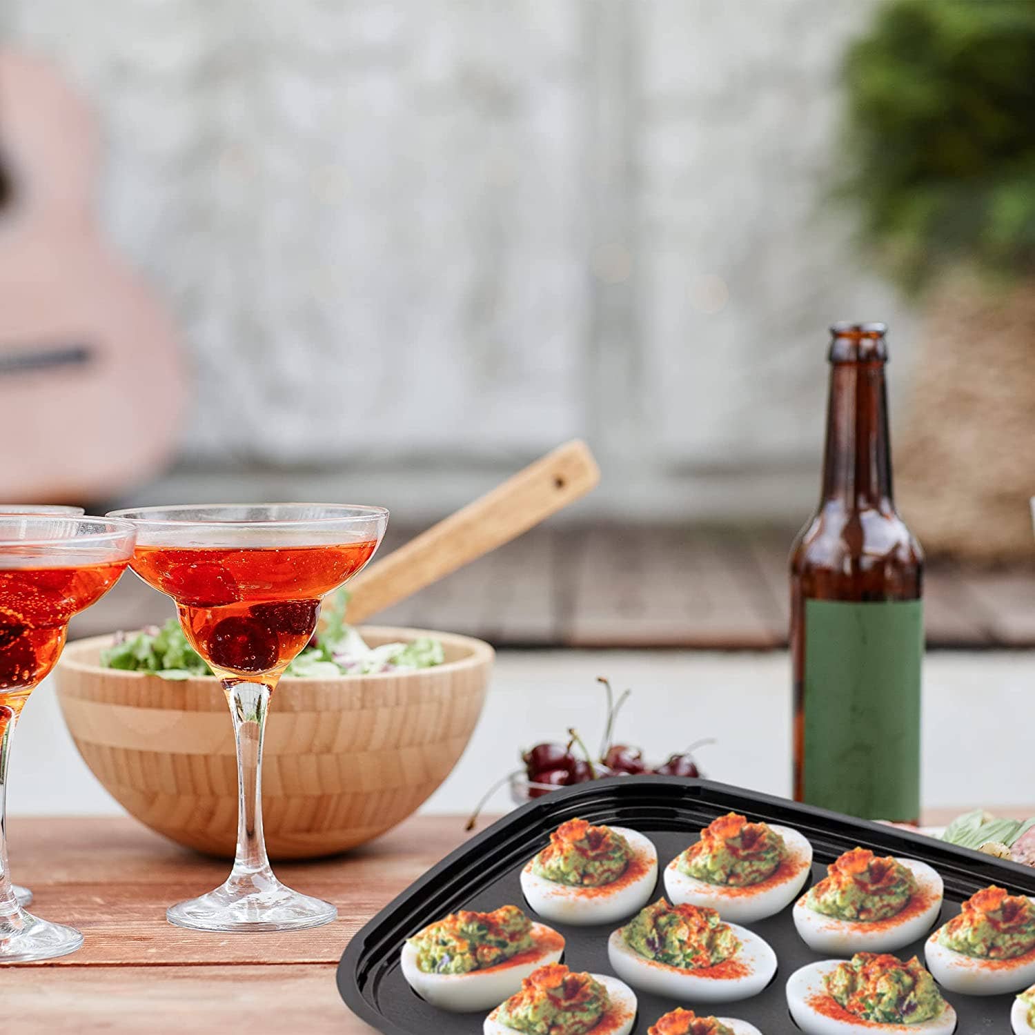 MT Products - Wholesale Appetizer Serveware - MT Products Plastic Deviled Egg Tray with Lid3