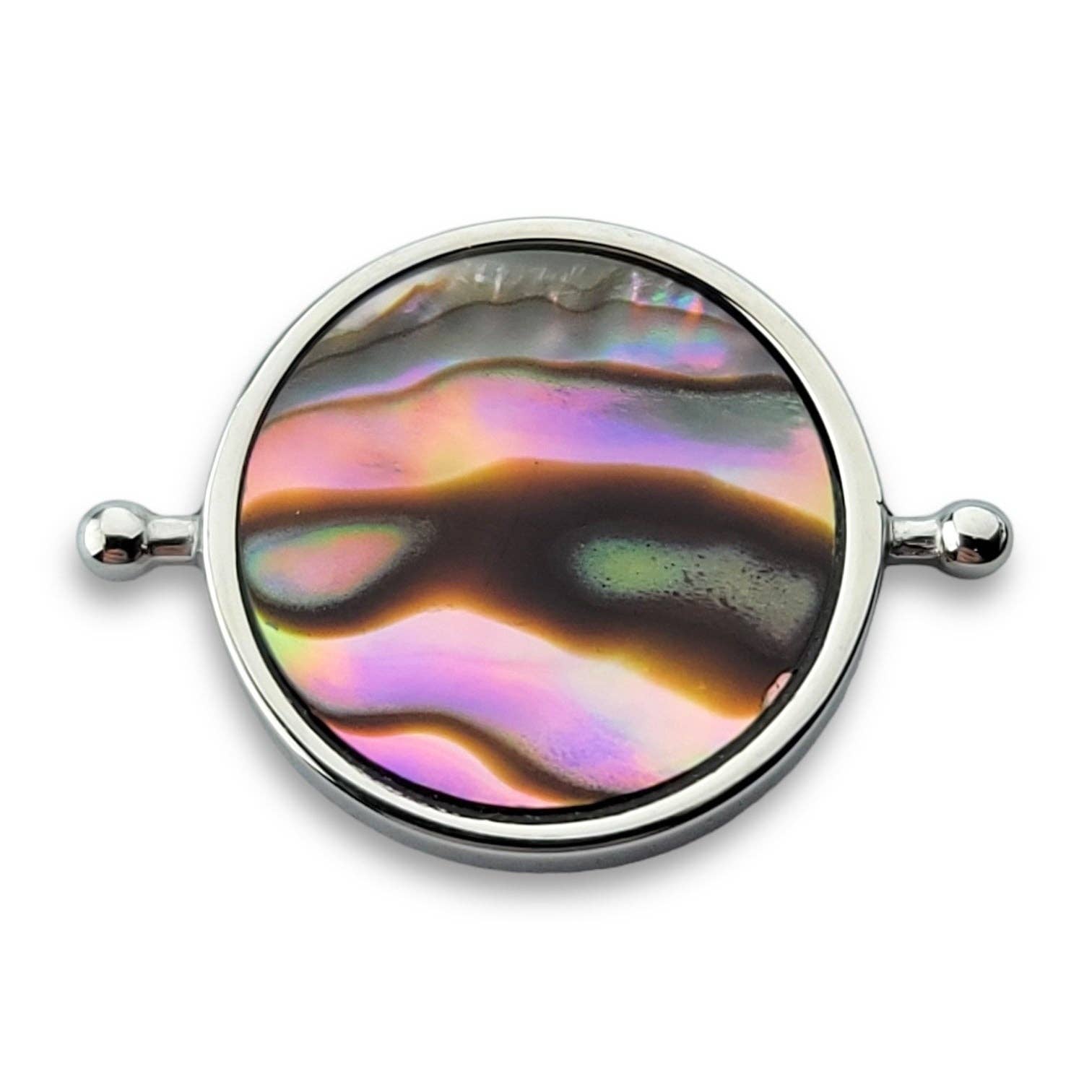 CONQUERing - Wholesale Spiritual Stone/Crystal - Abalone Shell Round Crystal Element5