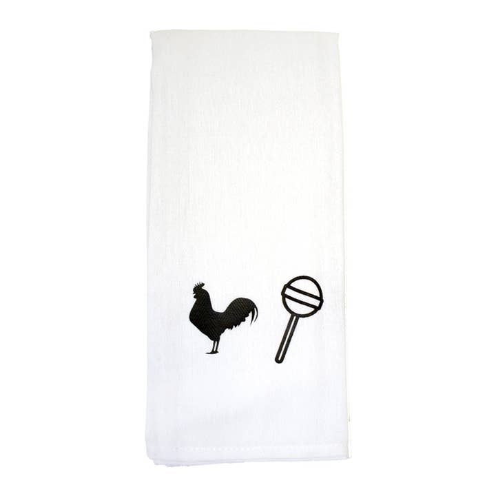 Cock Sucker Tea Towel for wholesale by Two Trash Pandas