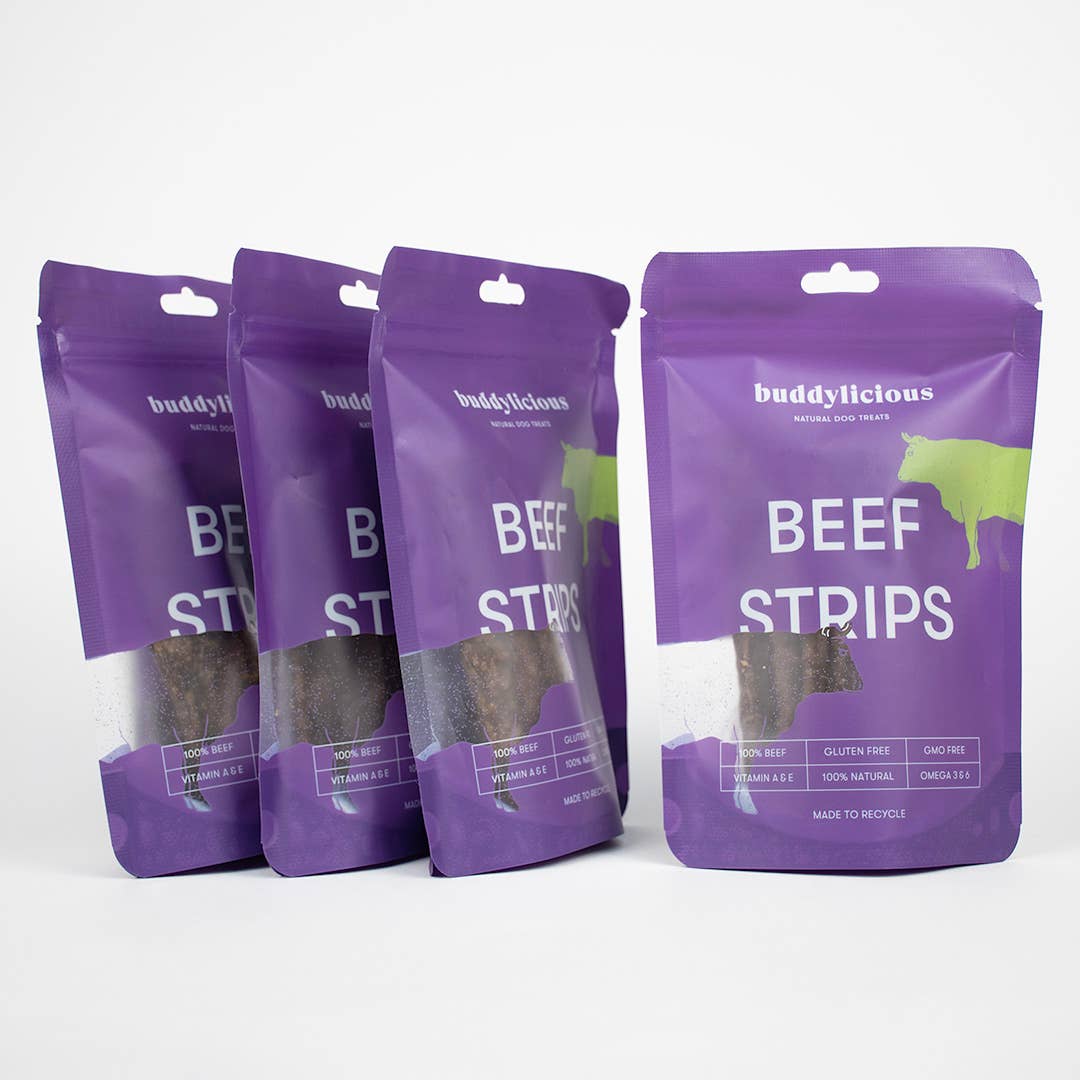 Buddylicious - Wholesale Hondenkoekjes - Hond - Buddylicious 100% natuurlijke rundvlees strips hondenkoekjes4