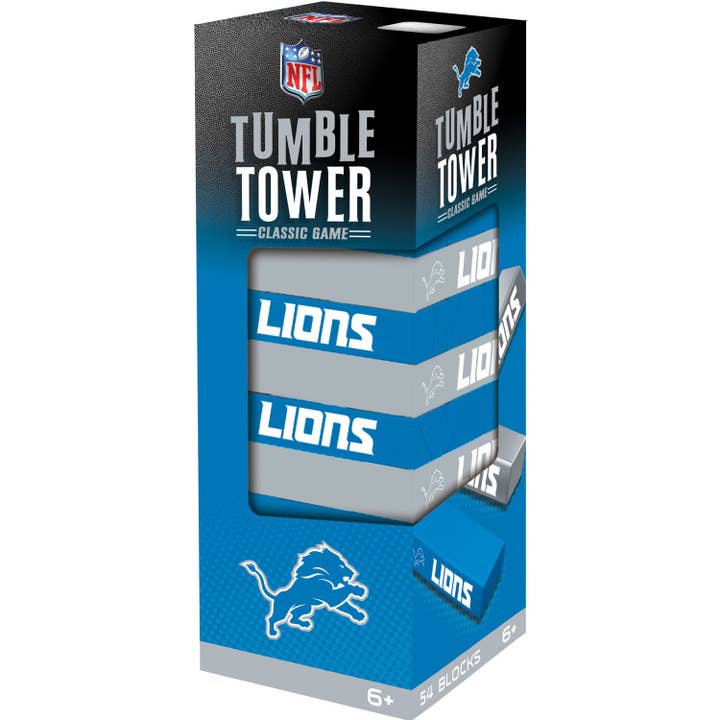 Detroit Lions Tumble Tower for wholesale by Masterpieces Puzzles
