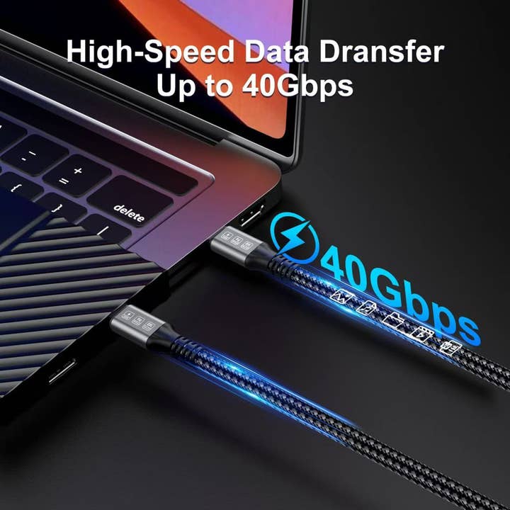 Mighty Wireless - Wholesale Charging Cable - Amazon ZDD Thunderbolt 4 Cable 6ft Black X003U3TNJJ3