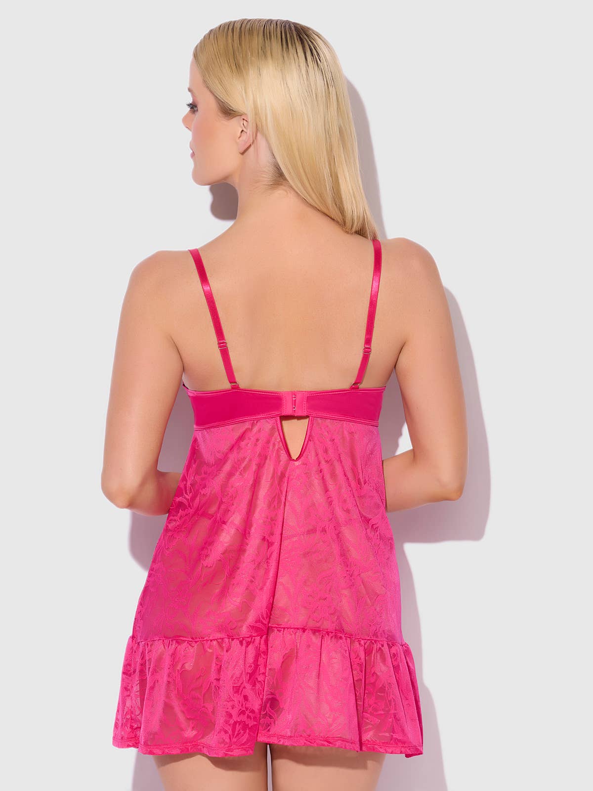 House of Desire - Venta al por mayor Conjunto de lencería - Mujer - CONJUNTO FLORA DE CAMISÓN DE ENCAJE Y TANGA11