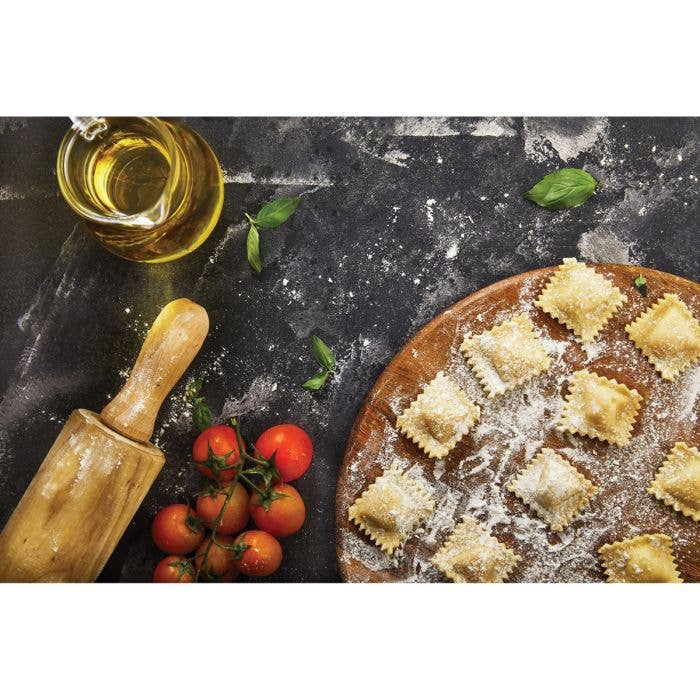 HIC - Harold Import Co. - Wholesale Kitchen Tool/Gadget - Fantes Ravioli Stamp, Fluted Square Stamp, 2in3