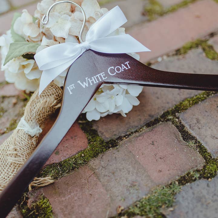 First White Coat Decal Hanger, Pharmacist, Graduation Gift for wholesale by Bride and Bow