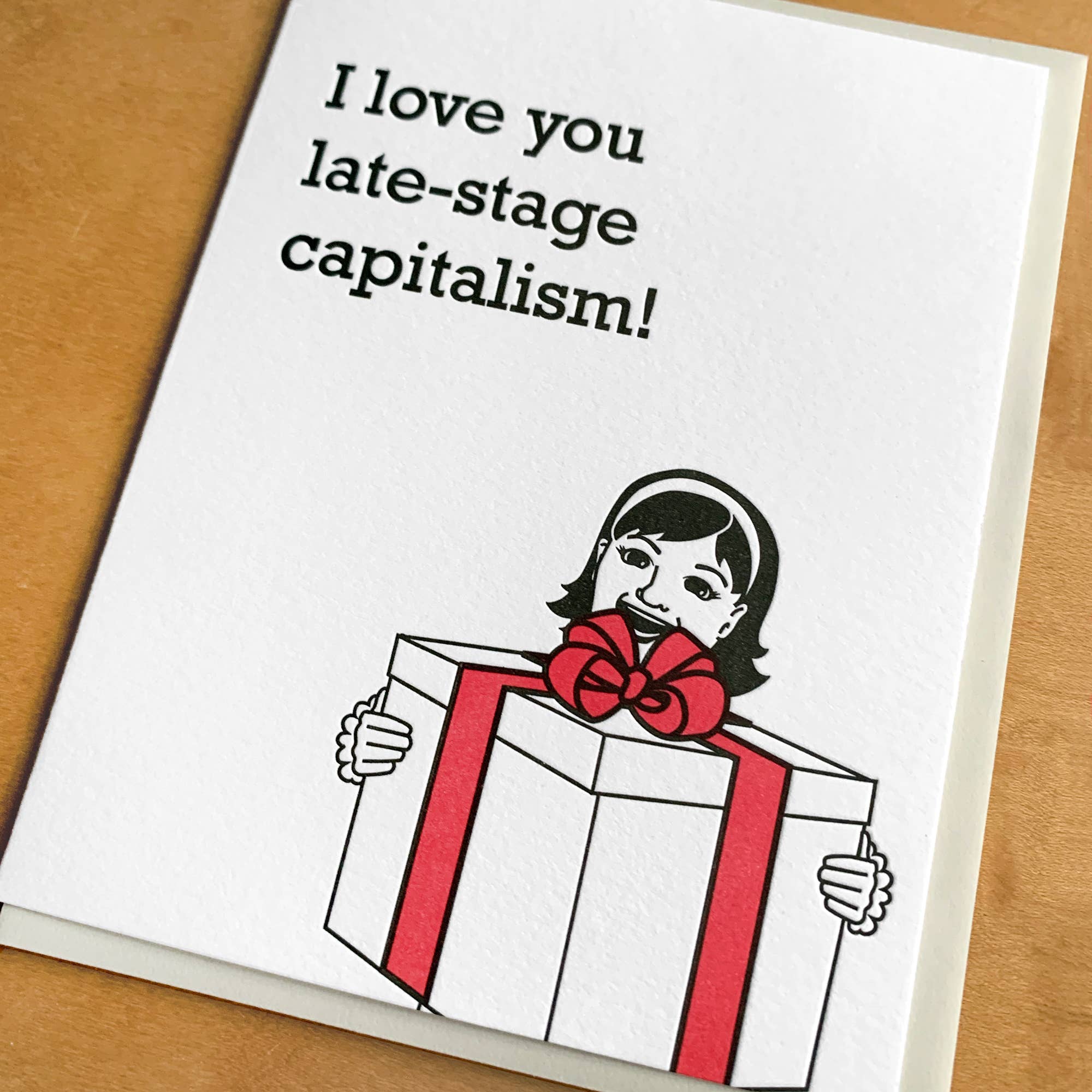 McBitterson's – Großhandel Liebeskarte – Grußkarte zum Kapitalismus in der Spätphase1