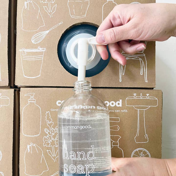 Common Good - Wholesale All-purpose cleaning spray - Bathroom Cleaner 2.5 Gallon Refill Box -Botanical1