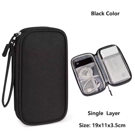 GulleeGadgets - Wholesale Pouch - Unisex - Waterproof Travel Electronics Organizer with 2 Layers1
